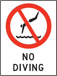 Danger: No Diving Area